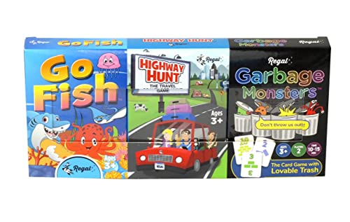 Go Fish and 3 Pack Kids Card Games