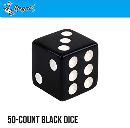 Bulk Black and White Dice