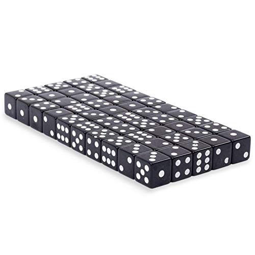 Bulk Black and White Dice