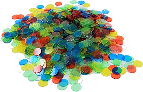 3,000 Transparent Bingo Chips