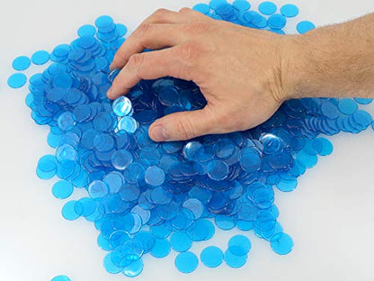 Transparent Bingo Chips (3/4 Inch)