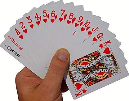 Regal Games Monaco Casino Standard Poker Size Playing Cards (Red)