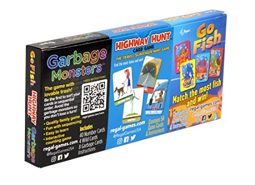 Go Fish and 3 Pack Kids Card Games