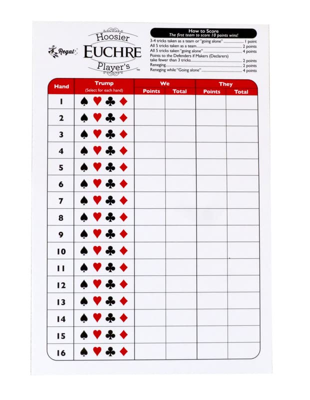 Euchre Card Game 2 Pack