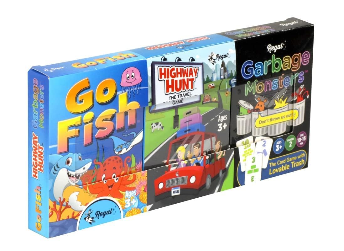 Go Fish and 3 Pack Kids Card Games