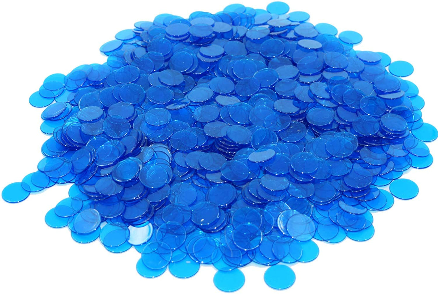 Transparent Bingo Chips (3/4 Inch)