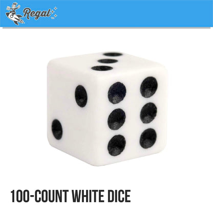 Bulk Black and White Dice