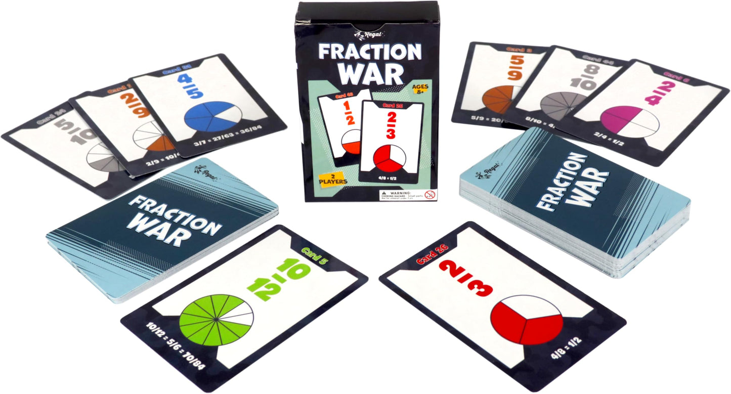 Regal Games Fraction War Card Game