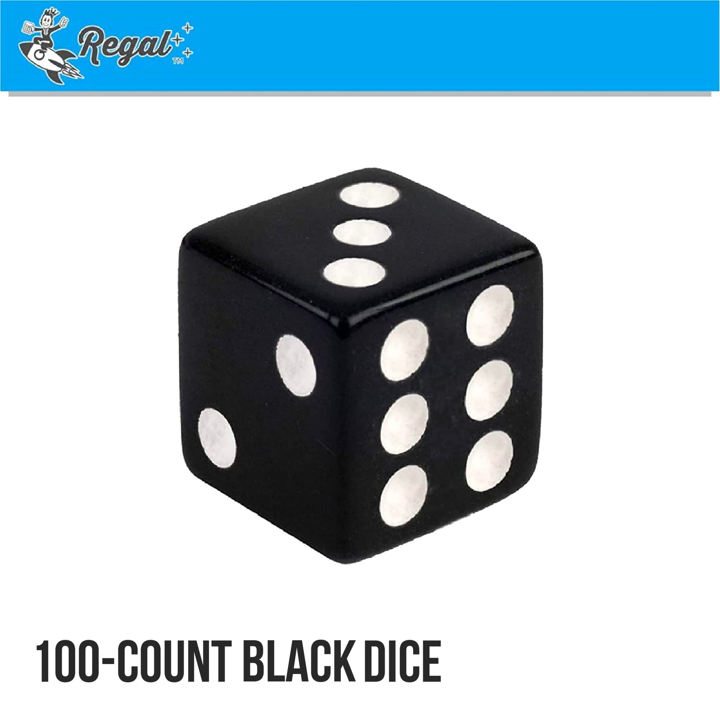 Bulk Black and White Dice