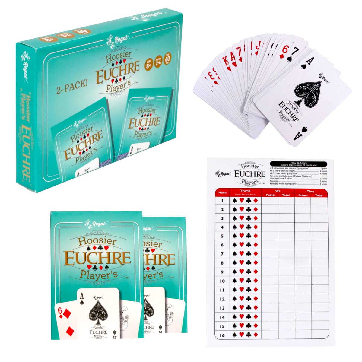 Euchre Card Game 2 Pack