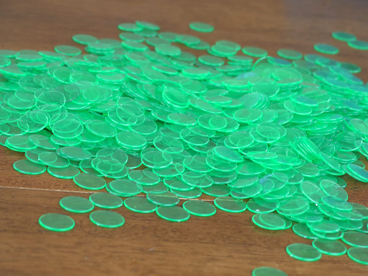 Transparent Bingo Chips (3/4 Inch)