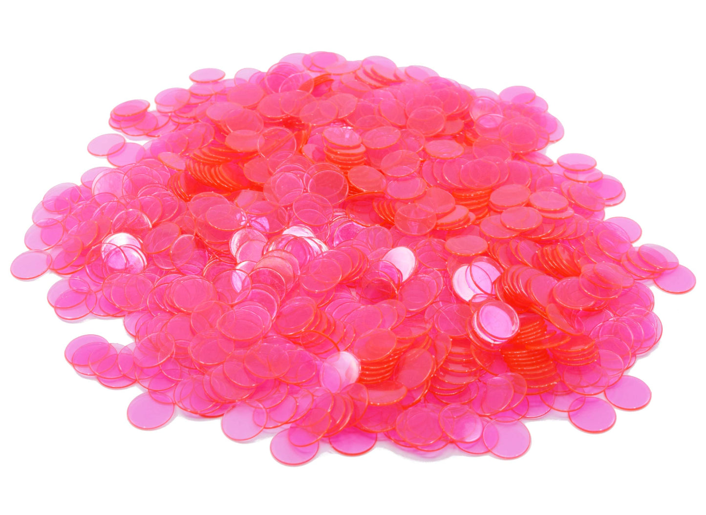 Transparent Bingo Chips (3/4 Inch)