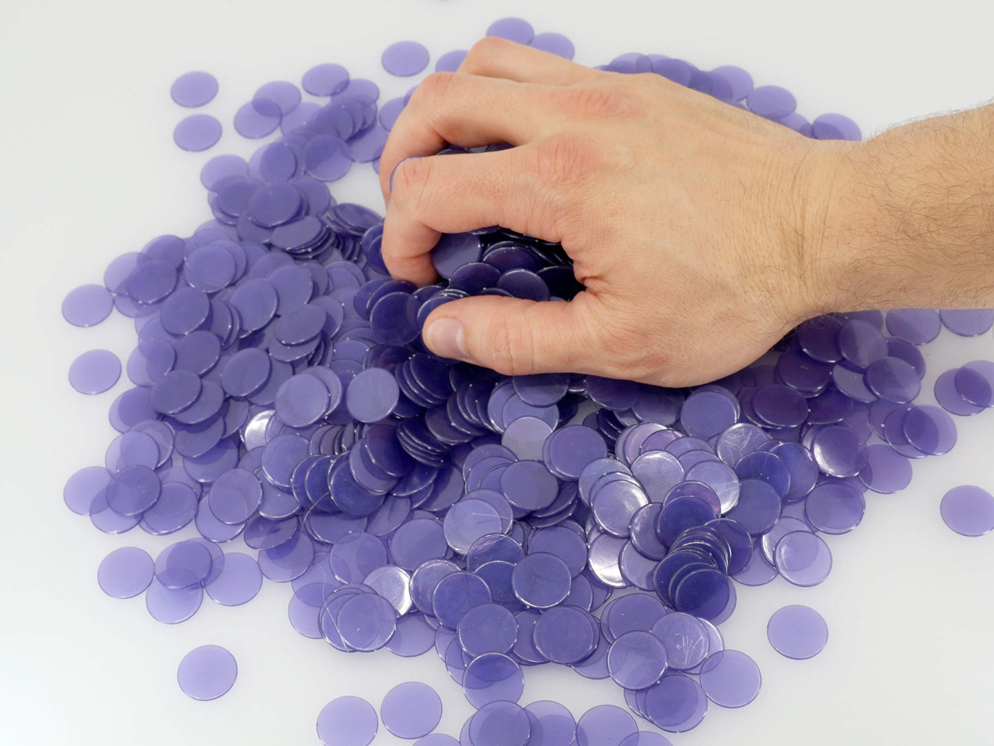 Transparent Bingo Chips (3/4 Inch)