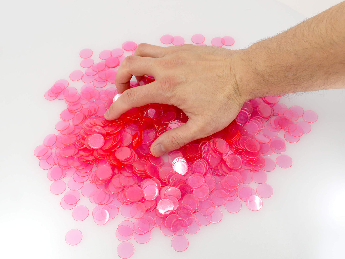 Transparent Bingo Chips (3/4 Inch)