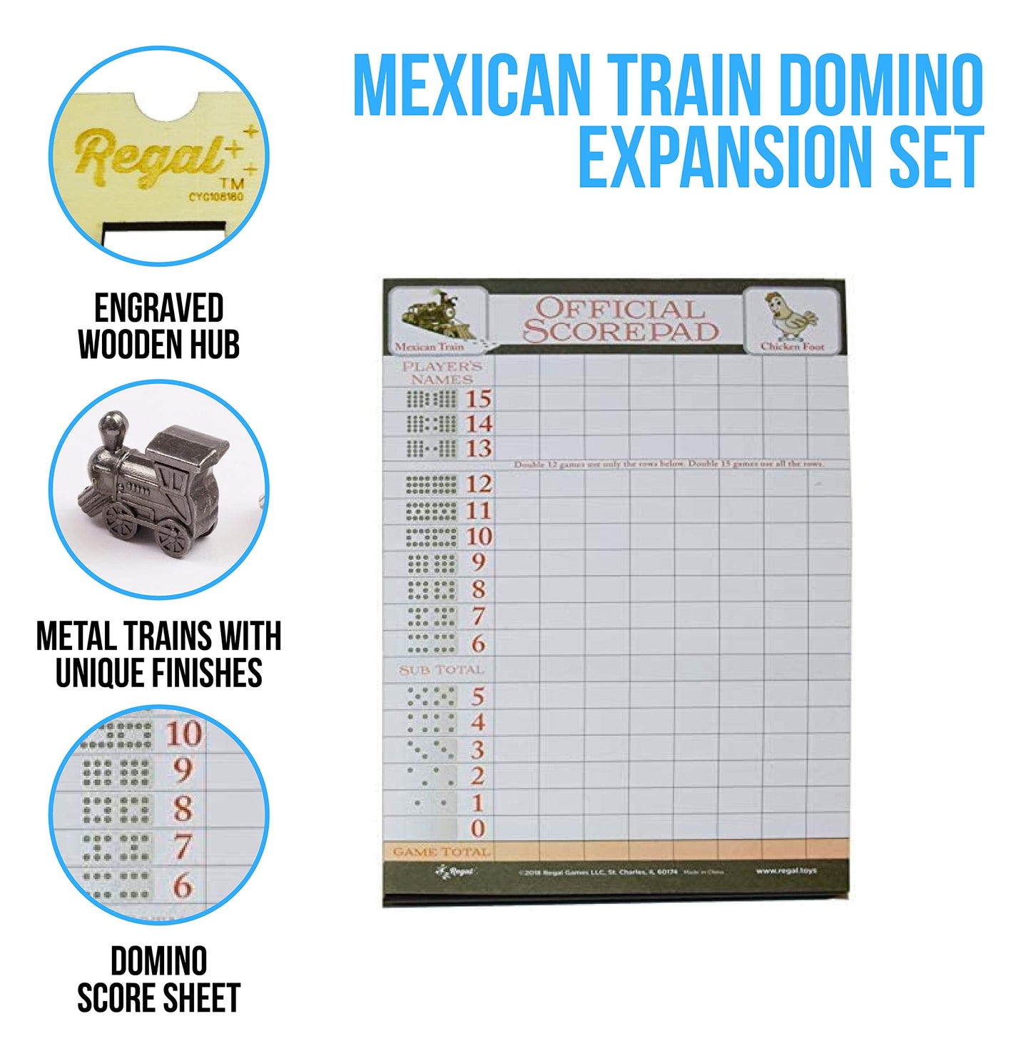 Mexican Train Domino Expansion Set