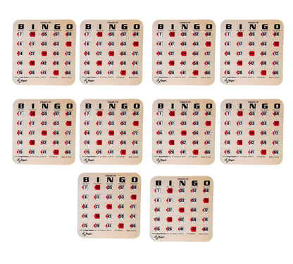 Regal Bingo Bulk Bingo Cards with Sliding Windows