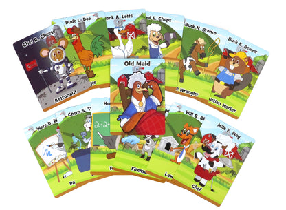 Farm Match, Slap It, Old Maid Card 3 Pack