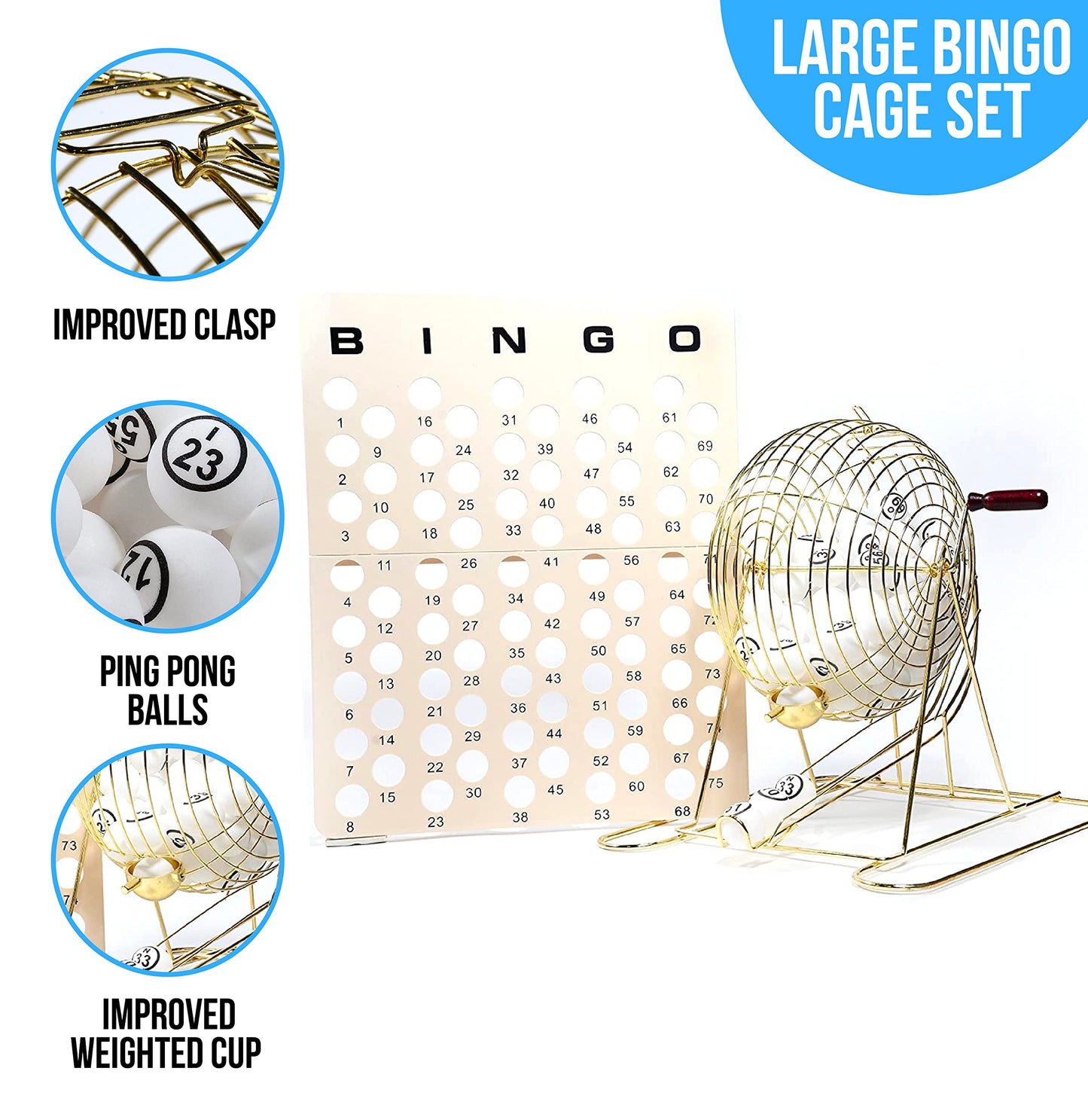 Professional Bingo Cage Set