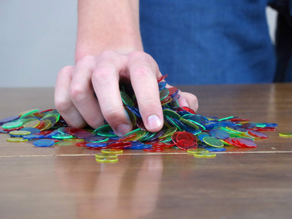 Transparent Bingo Chips (3/4 Inch)