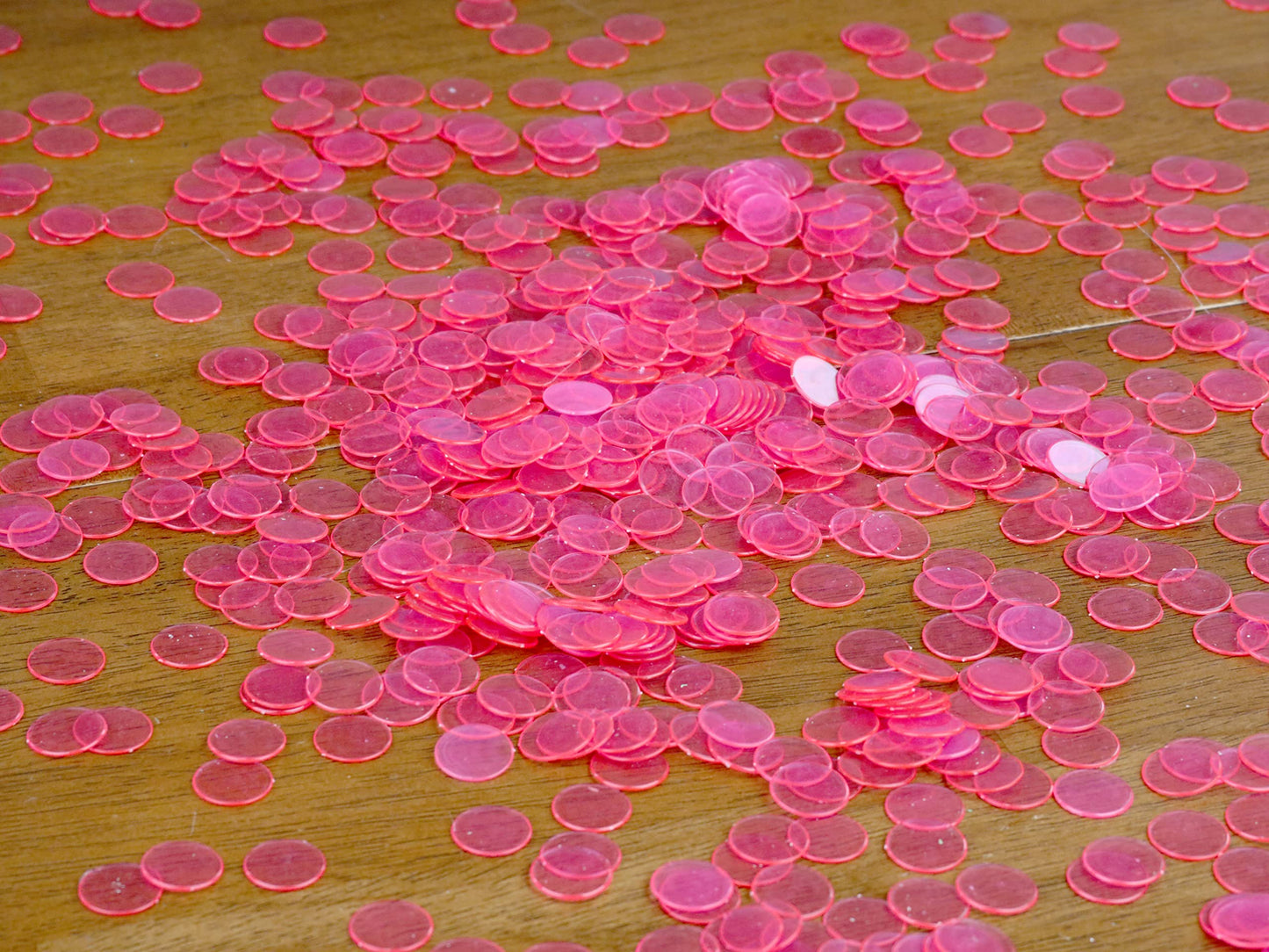 Transparent Bingo Chips (3/4 Inch)