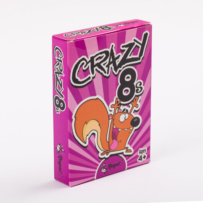 classic card games, crazy 8's, kids games, travel games, classic card games for kids, regal games, airplane games