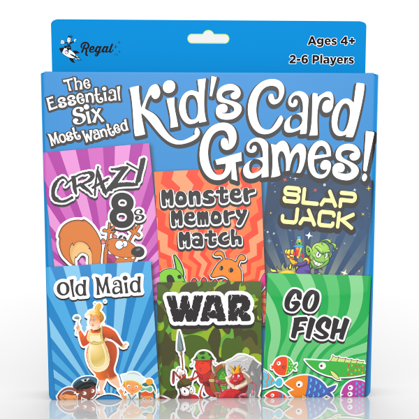 6 Pack Regal Games Classic Kids Card Games