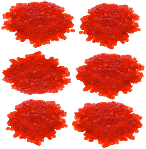 Red Bingo Chips Number