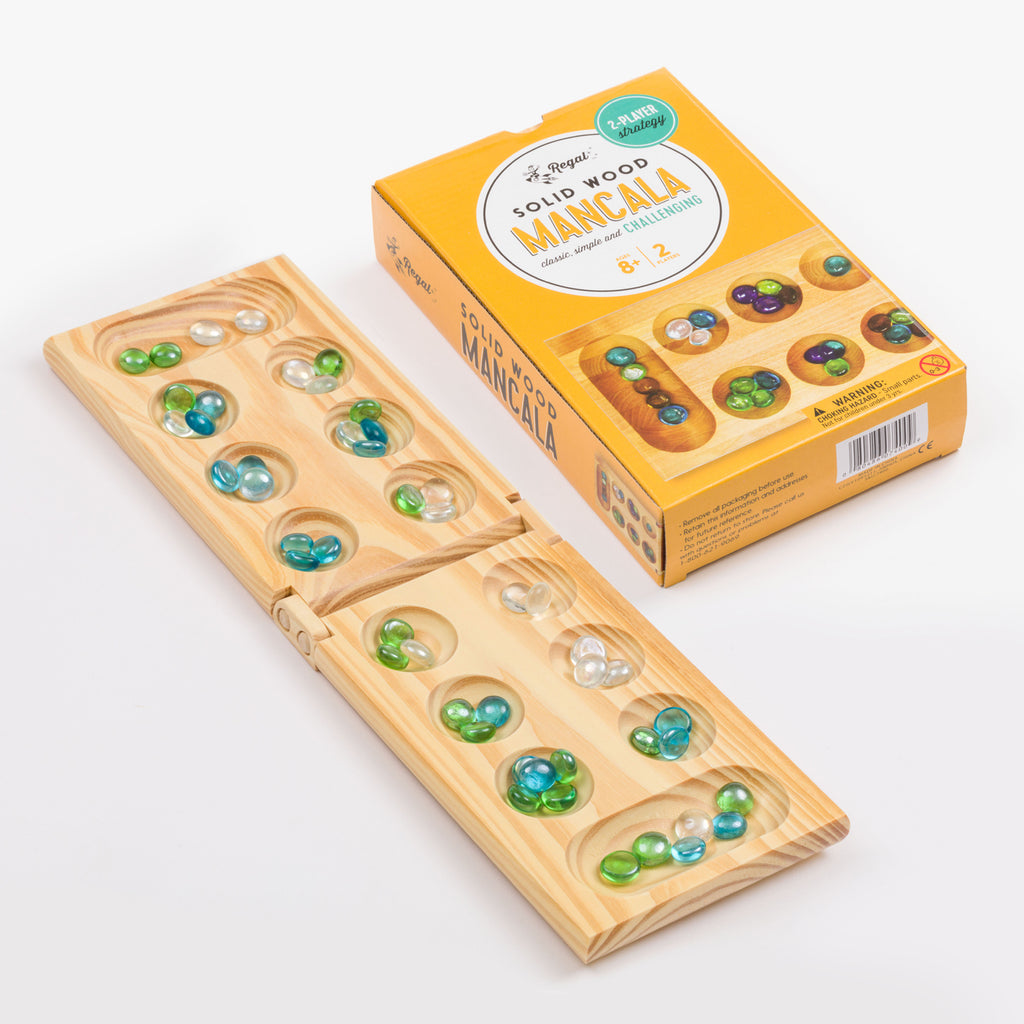Mancala Wooden Board Game - African Games - Regal Games — Regal-games