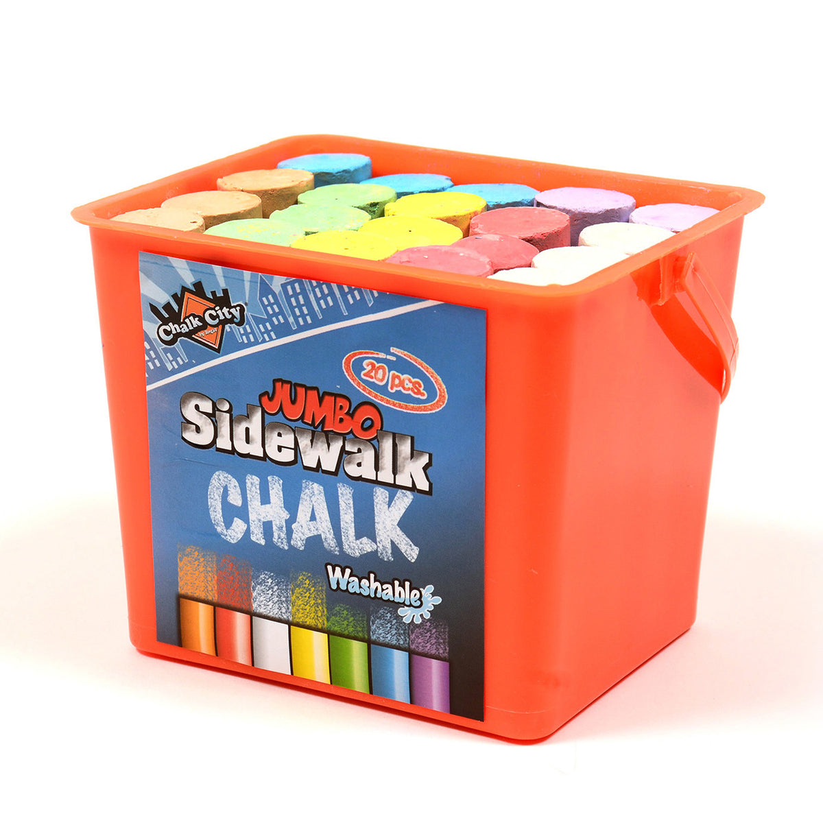 large chalk for kids, chalk storage container, kids chalk, sidewalk chalk, art chalk, craft chalk, childrens chalk, regal games chalk, washable chalk