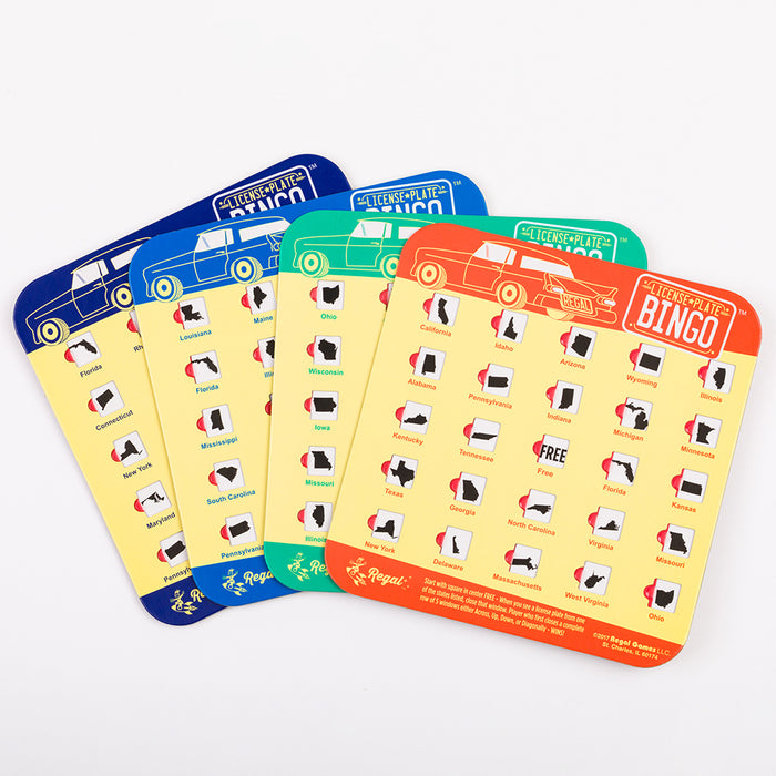 travel bingo, bingo card, regal games bingo cards, bingo accessory, bingo accessories, adult bingo, seniors bingo, childrens bingo, kid bingo, bingo sets, travel bingo sets, One of the greatest classic road trip games