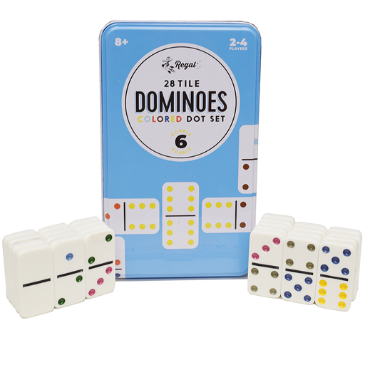 Jogo de Domino Double-Six - Lata de Luxo